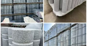 安庆 芝麻白花岗岩挡车柱、隔离柱多少钱