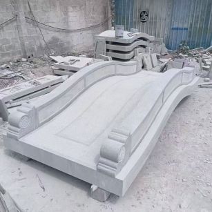 安庆 芝麻灰花岗岩园林景观 小石桥