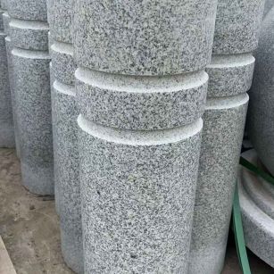 安庆 芝麻白花岗岩挡车柱、隔离柱多少钱