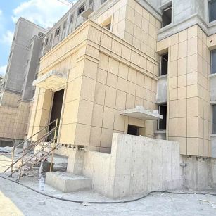 安庆 黄金麻干挂，工地实拍