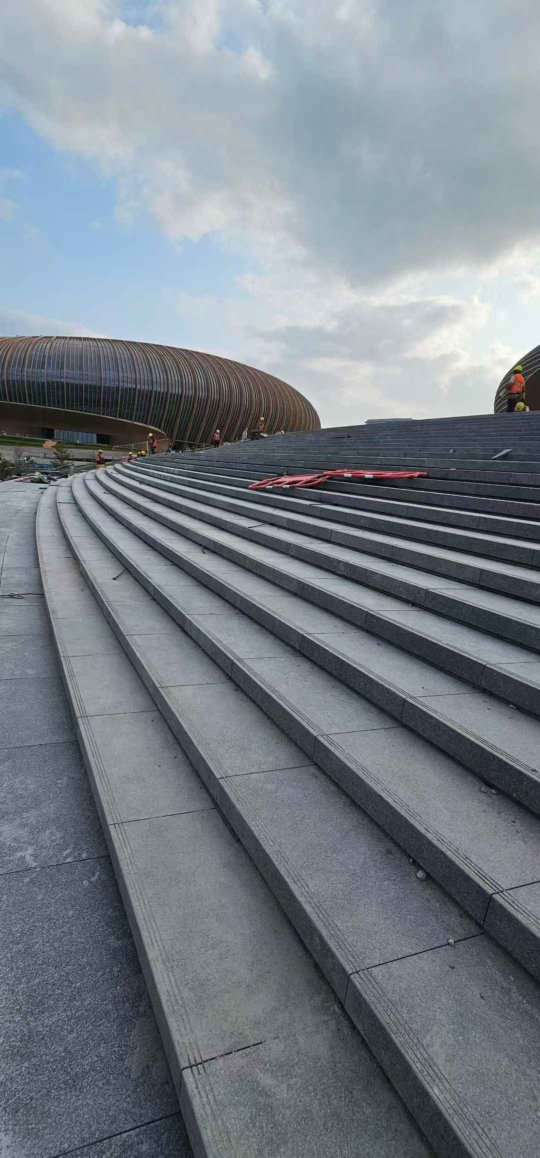 安庆 弧形整石台阶铺装效果图