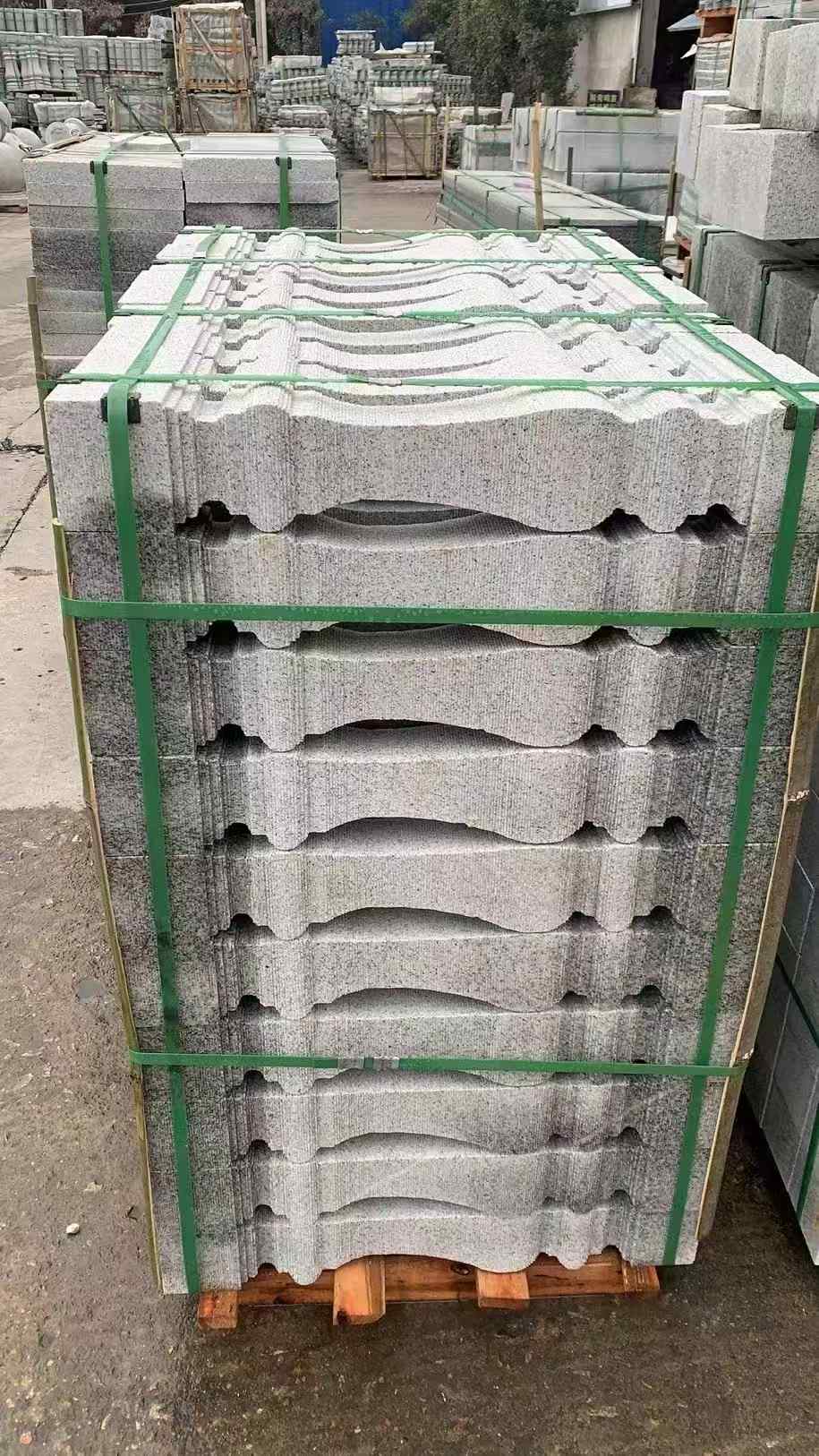 安庆 芝麻白方形拉丝面，栏杆花瓶柱