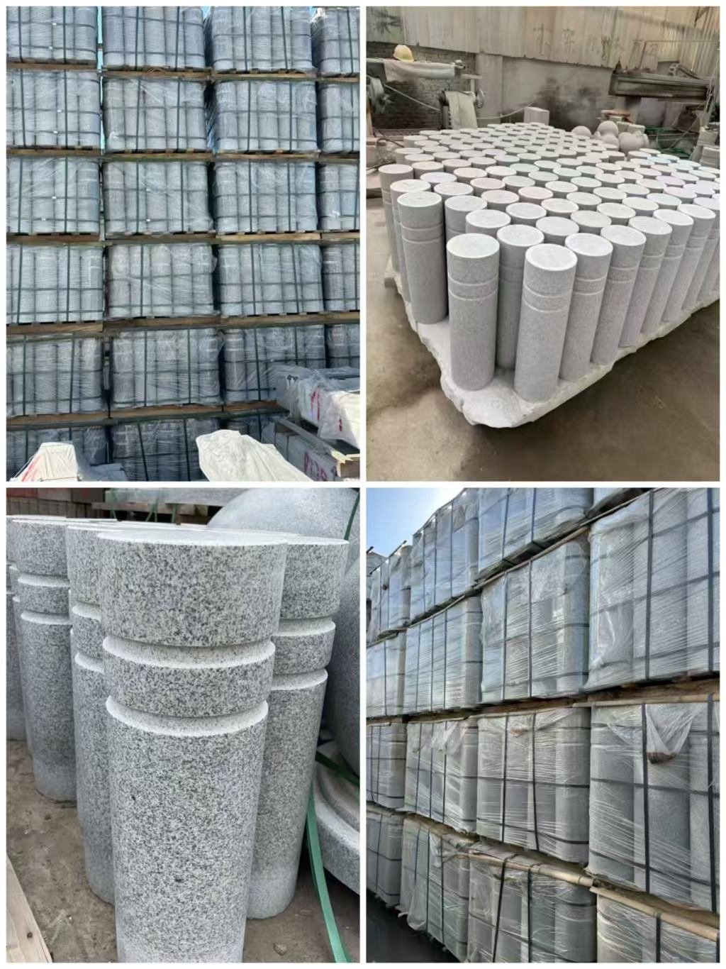 安庆 芝麻白花岗岩挡车柱、隔离柱多少钱